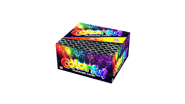 Colorful and crackling comet 100
