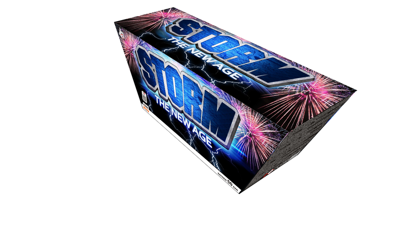 Storm new age-red crackling coconut + white strobe